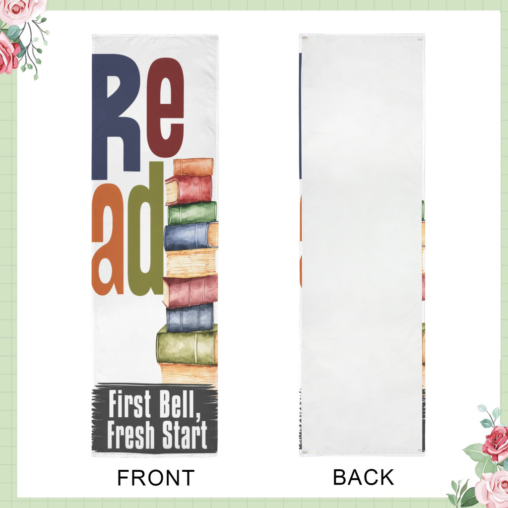 First Bell, Fresh Start 12 x 40 in Polyester Peach Skin Tapestry