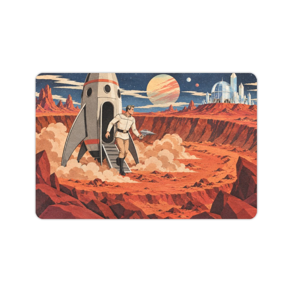Buck Rogers Red Desert Rocket 23.6 x 15.7 in Doormat