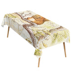 Squirrel Harvest 178cm x 140cm Rectangular Tablecloth 70x55inch (QUE)
