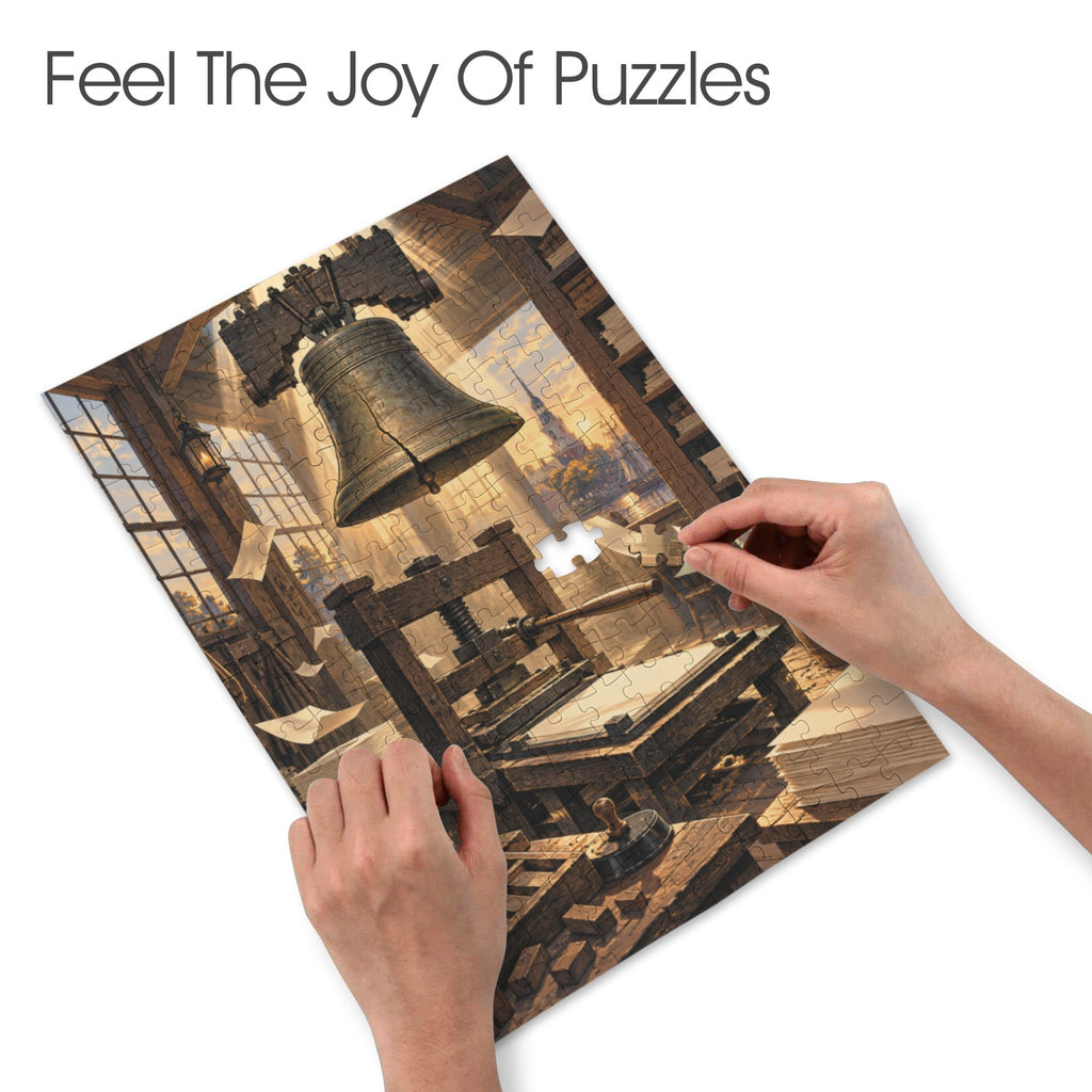 Liberty shop 10 x 13.94 in 200-Piece Wooden Jigsaw Puzzle (QUE)
