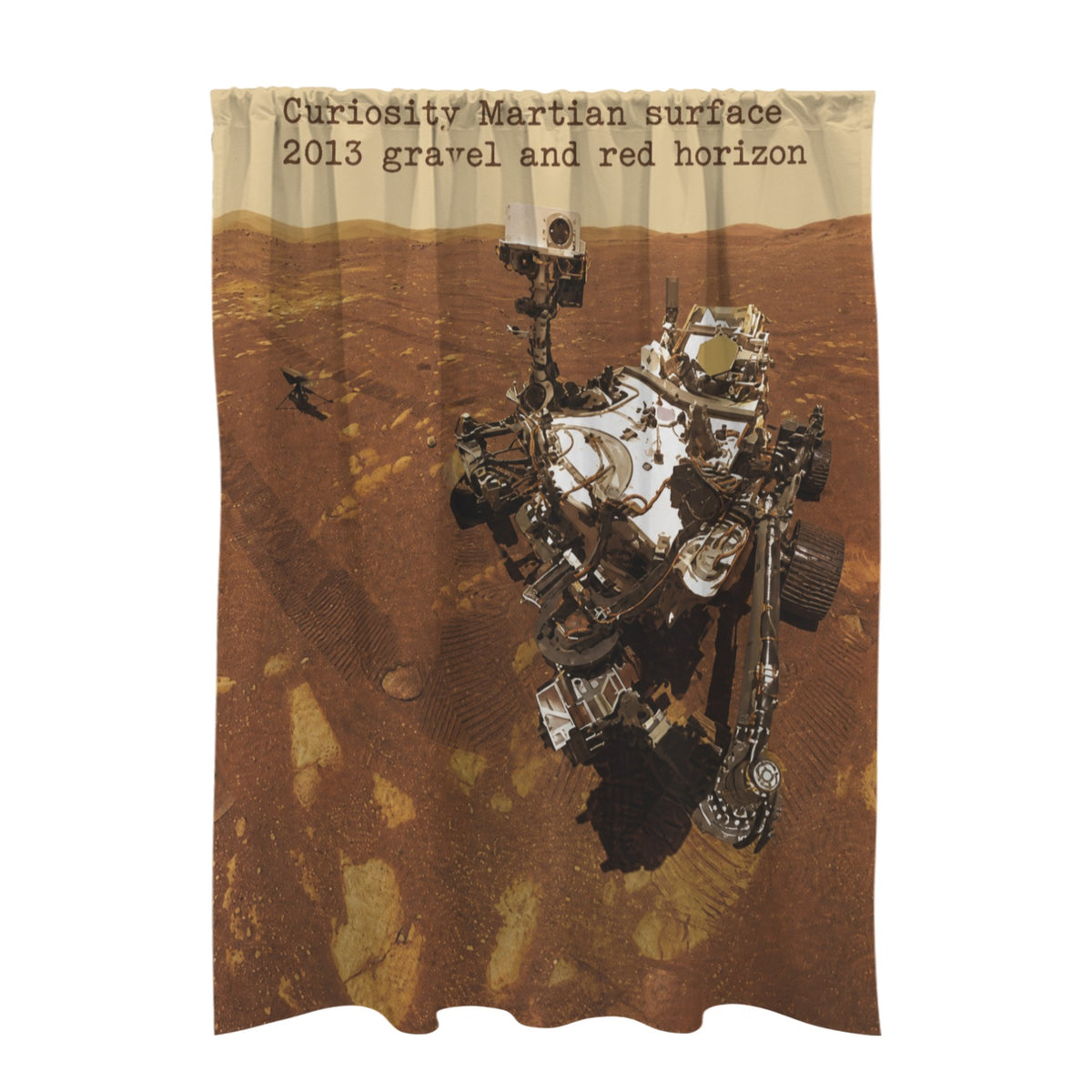 Curiosity Mars Rover 51 x 72 in Door Curtain (QUE)