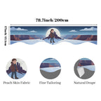 Winter Moon Basin — 200cm x 43.1cm Fireplace Cloth (QUE)