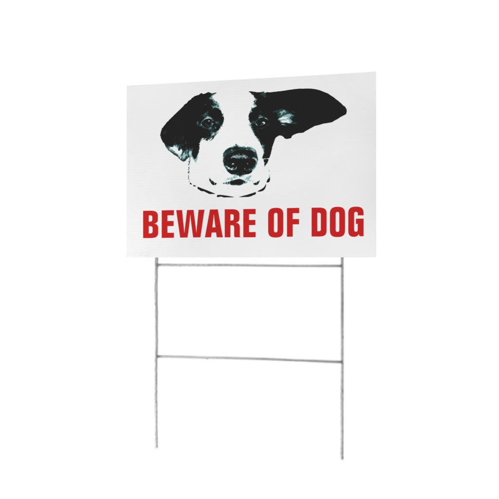 Beware of Dog 12 x 9 in House Sign