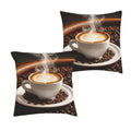 National Coffee Day Cozy Cafe 16 x 16 in Envelope Pillow Case
