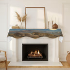 Ochre Desert Moon 200cm x 43.1cm Fireplace Cloth (QUE)