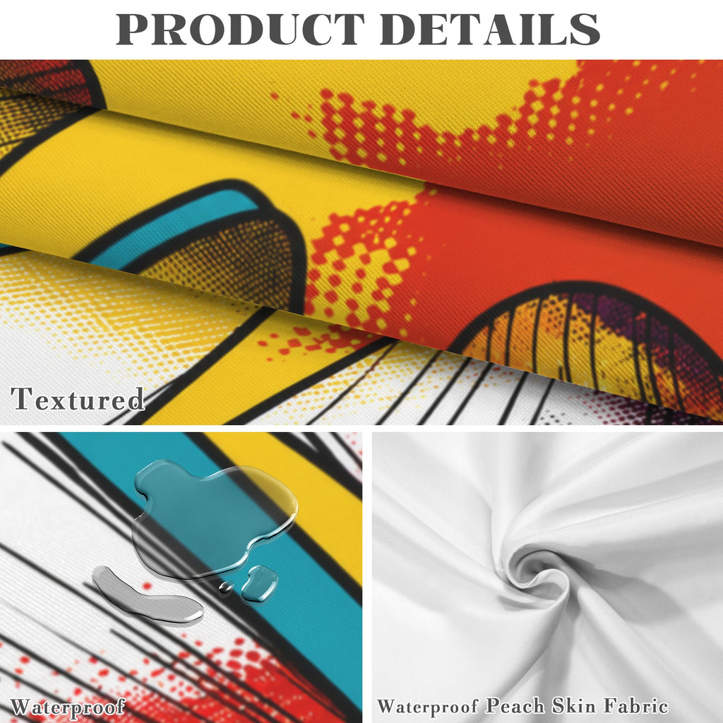 Front Porch Strip 178cm x 140cm Rectangular Tablecloth 70x55inch (QUE)