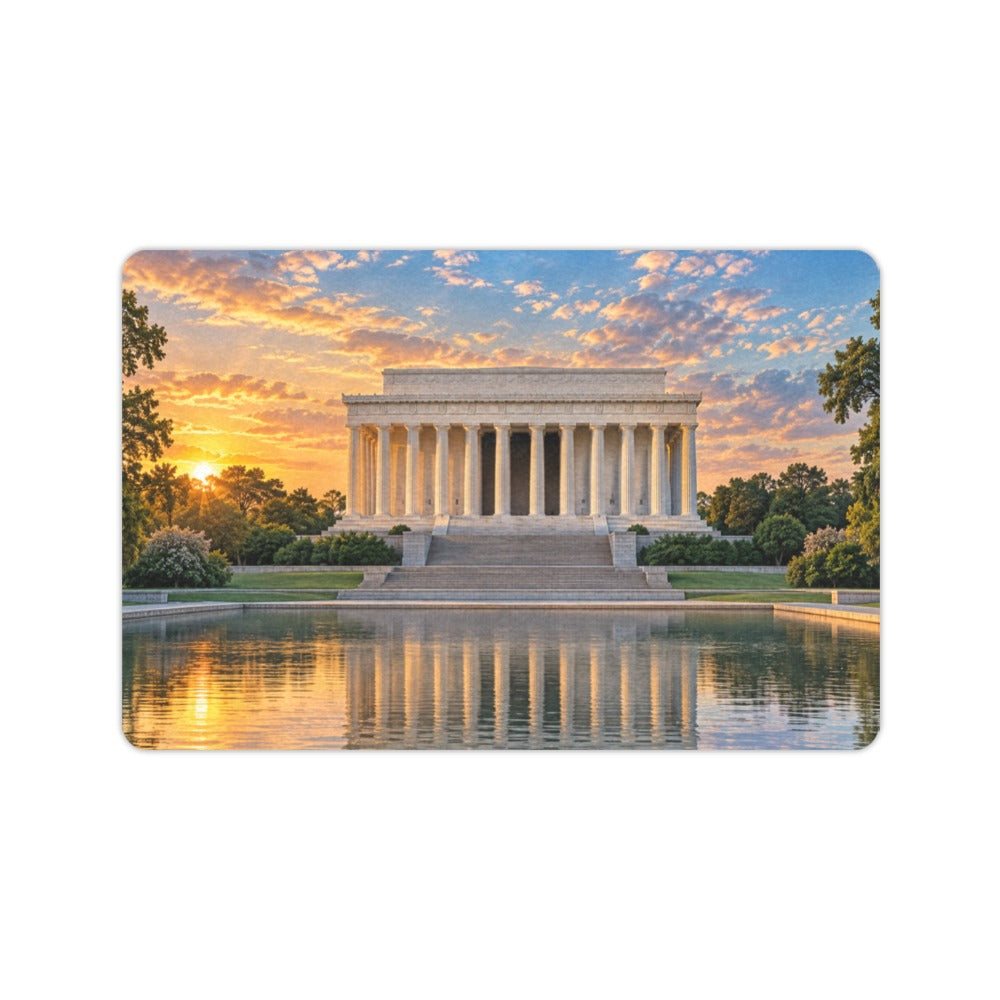 Lincoln Memorial Colonnade 23.6 x 15.7 in Doormat