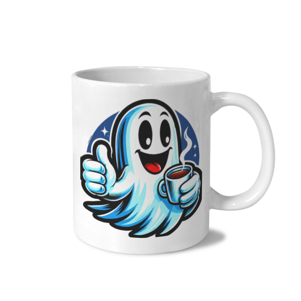 Boo and Brew Cauldron 11 oz White Ceramic Mug