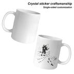 1929 Tintin Snowy Snow Ridge Compass 11 oz White Ceramic Mug