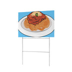 Pasta Plate 12 x 9 in House Sign