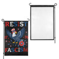 Resist Fascism 12 x 18 in Garden Flag