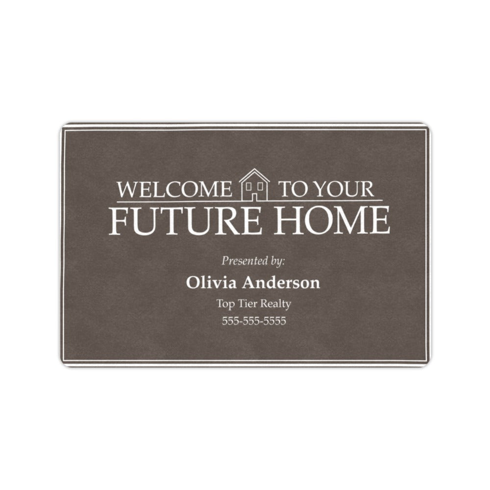 Future Home Real Estate Doormat 23.6 x 15.7 in Doormat