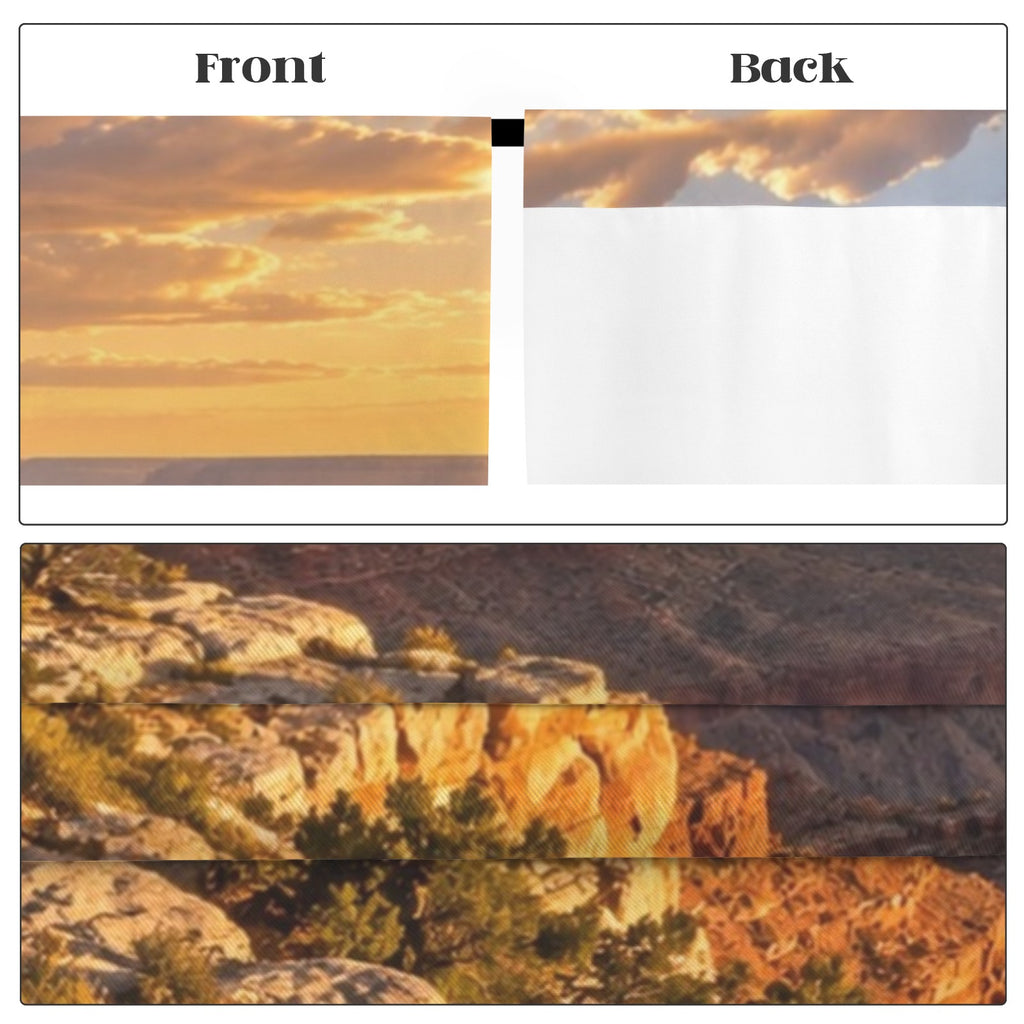 Grand Canyon Afternoon Light 52 x 84 in Window Curtain Set
