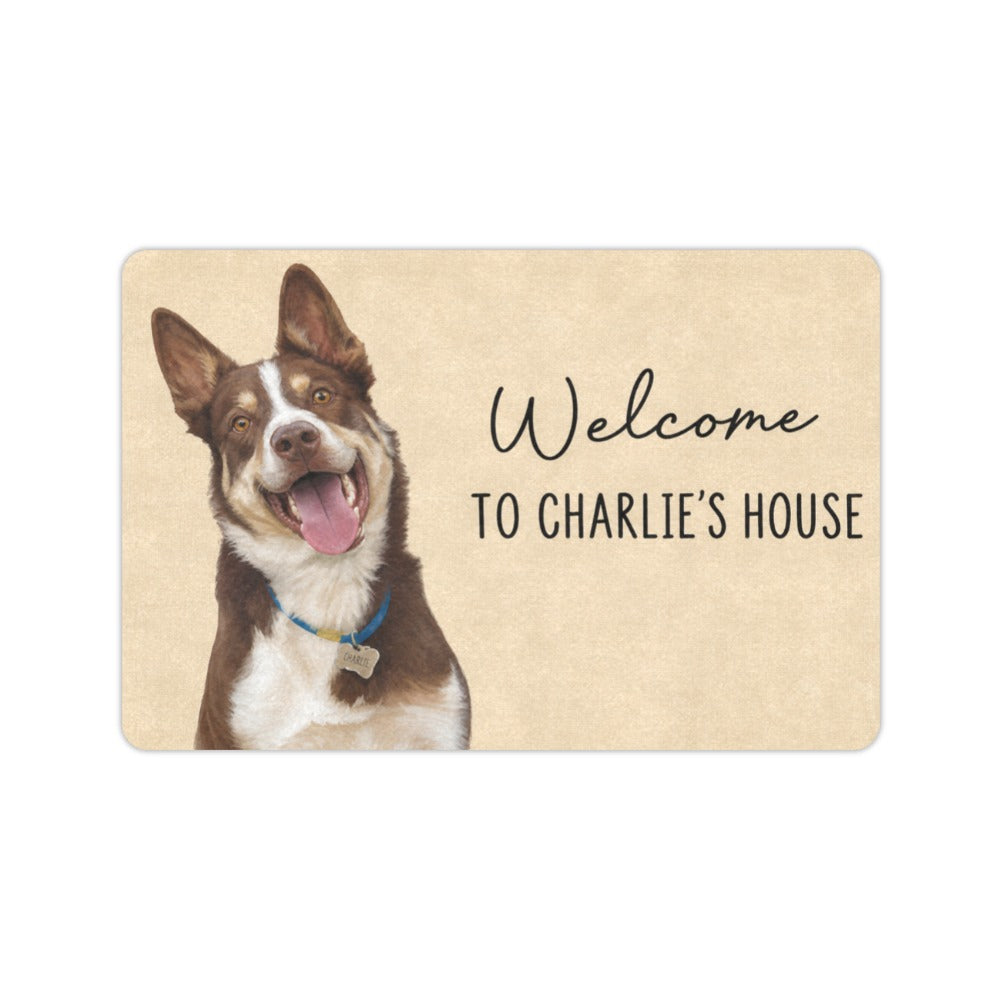 Charlie's House Dog Welcome Doormat 23.6 x 15.7 in Doormat