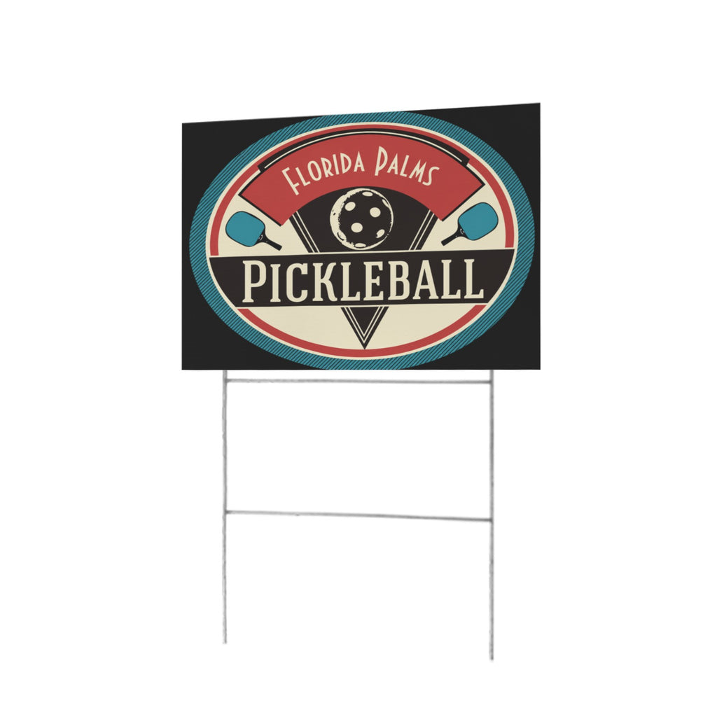 Vintage Pickleball 12 x 9 in House Sign