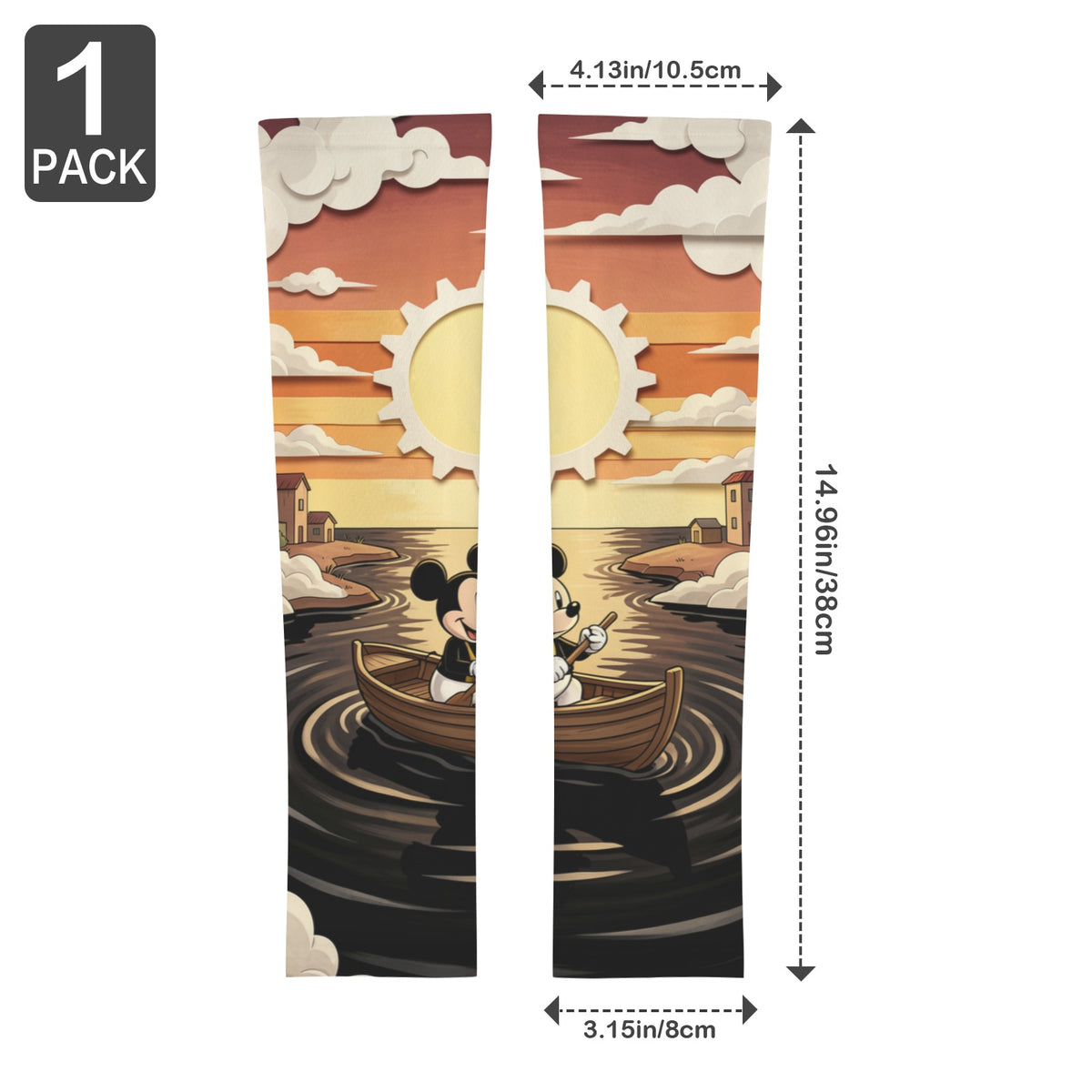 Mickey Rows an Ink River Arm Sleeves 38cm (1-Pack) (QUE)