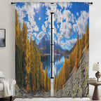 Amber valley landscape 52 x 84 in Window Curtain Set