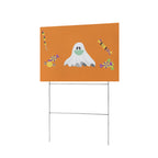 Friendly Ghost Welcome 12 x 9 in House Sign