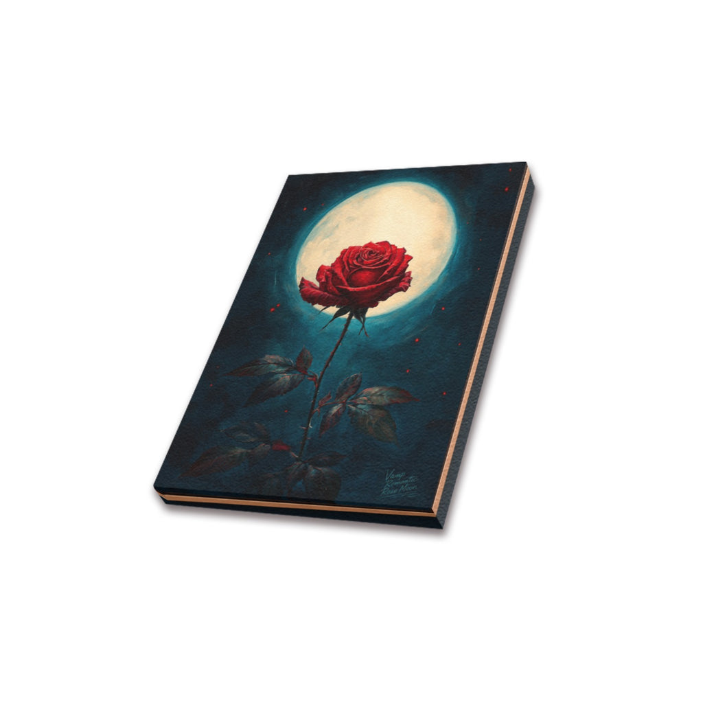 Vamp Romantic Rose Moon Frame Canvas Print 8"x10"