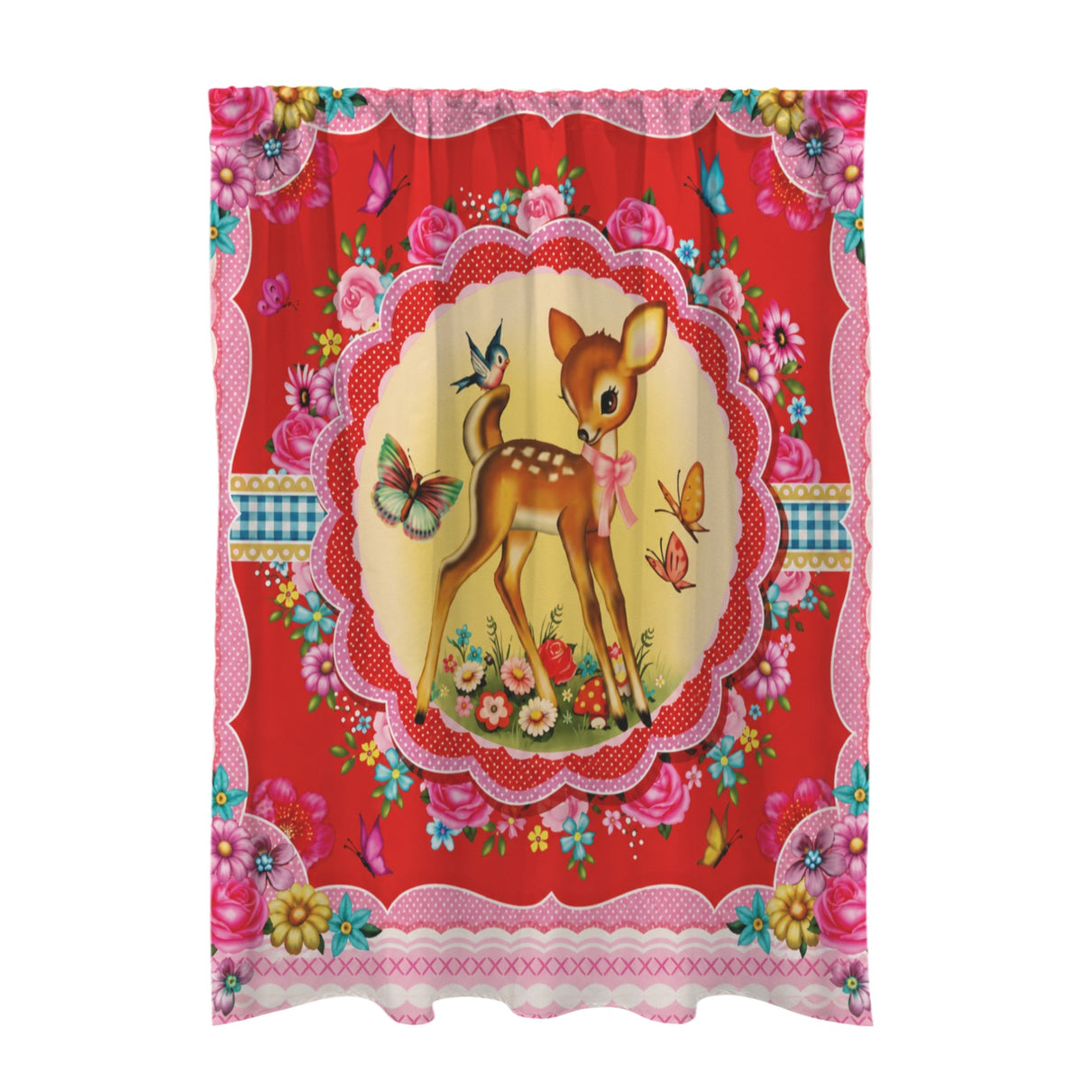 Bambi Woodland Fawn 51 x 72 in Door Curtain (QUE)