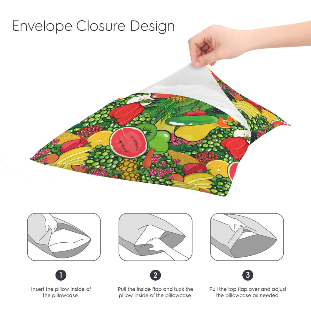 Cabbage Crush Kitchen Garden 16 x 16 in Envelope Pillow Case