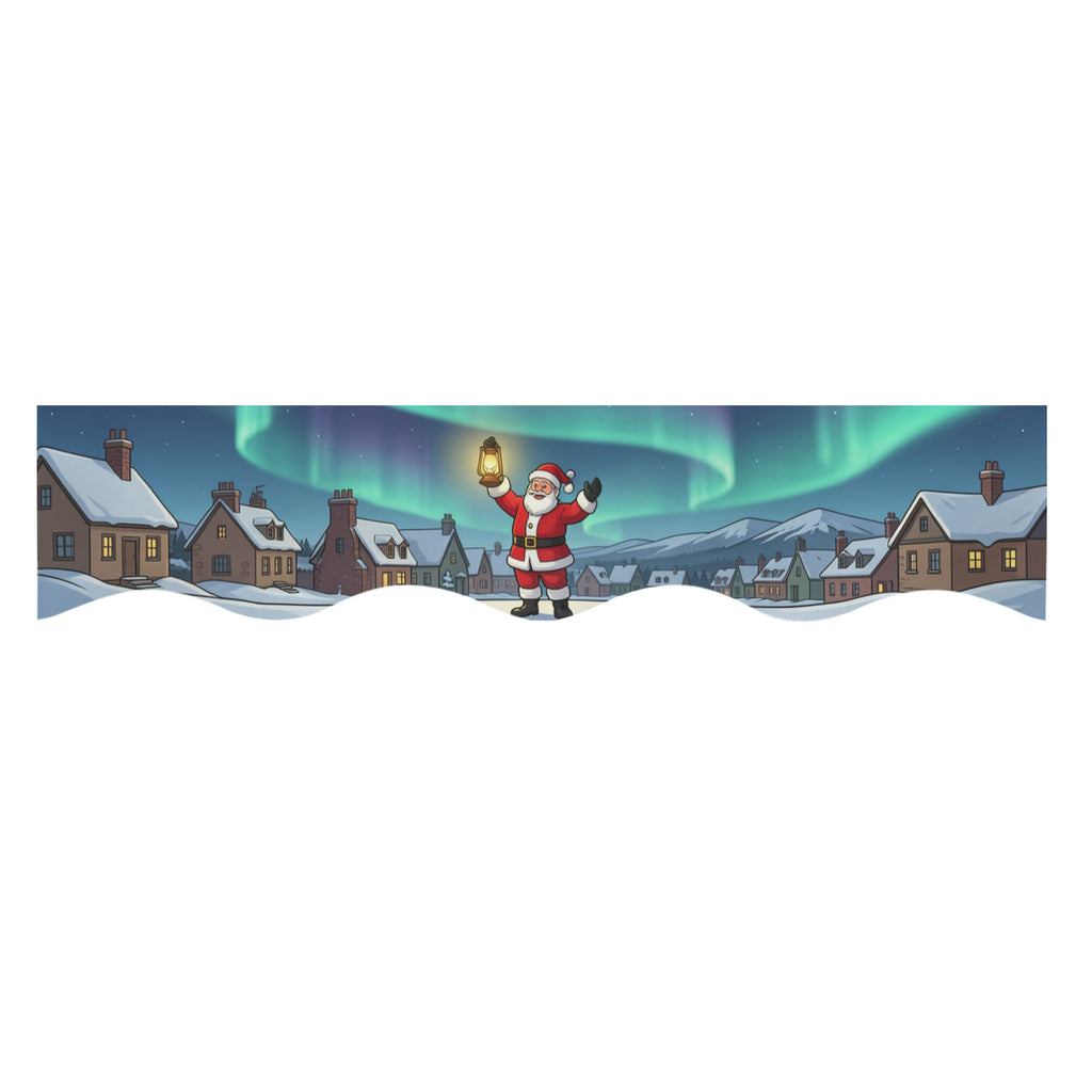 Aurora Chimneys — 200cm x 43.1cm Fireplace Cloth (QUE)