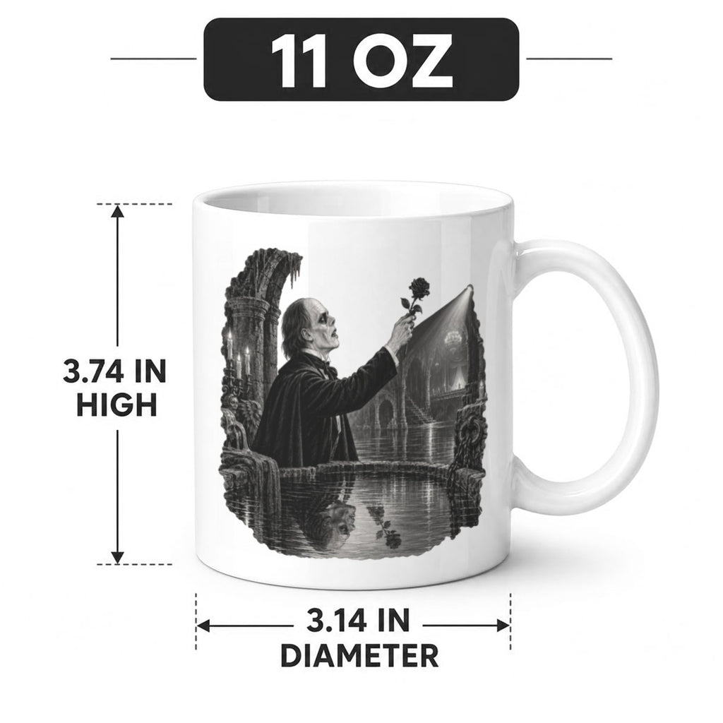 1925 Phantom Underground Mirror Pool 11 oz White Ceramic Mug