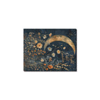 Night Orbit Garden Frame Canvas Print 8"x10"