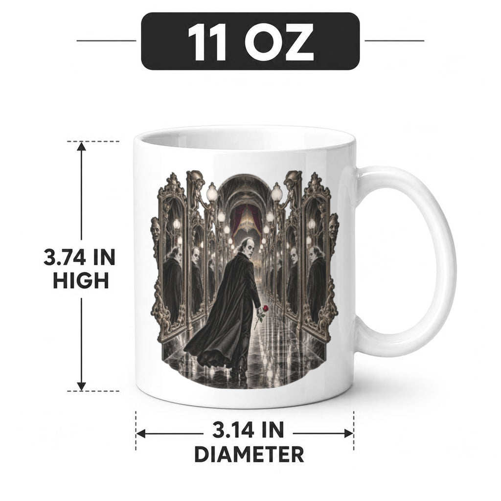 Phantom Mirror Hall 11 oz White Ceramic Mug