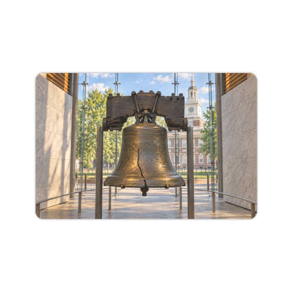 Liberty Bell Hallway View 23.6 x 15.7 in Doormat