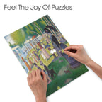 Porch Picnic 10 x 13.94 in 200-Piece Wooden Jigsaw Puzzle (QUE)