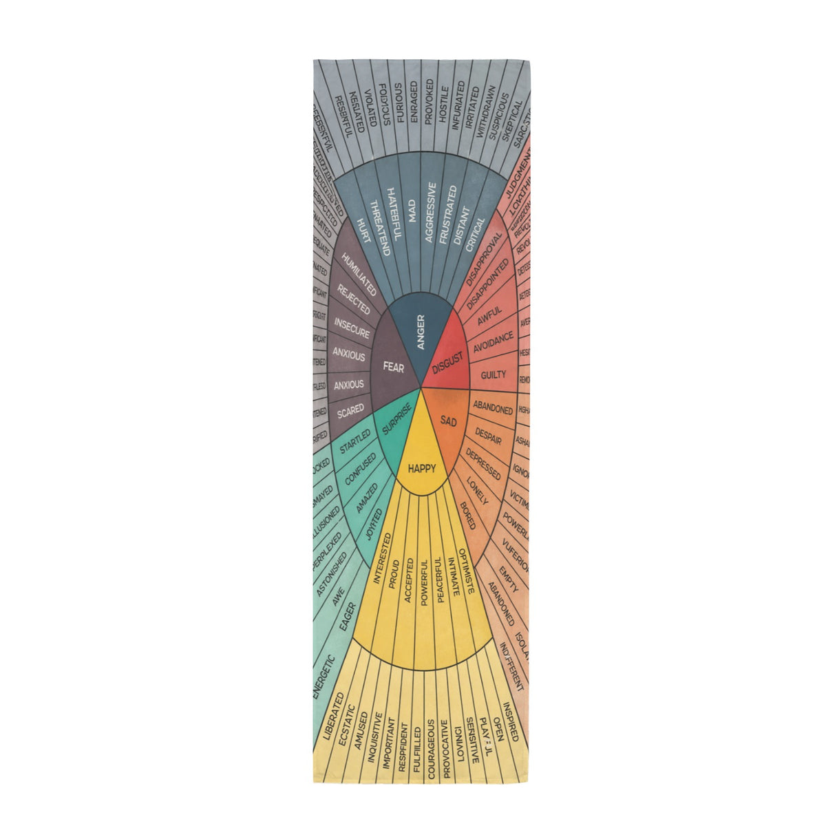 Local Lines, Shared Voice 12 x 40 in Polyester Peach Skin Tapestry