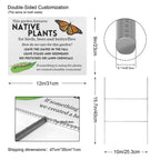Native Plant Garden 12 x 9 in House Sign