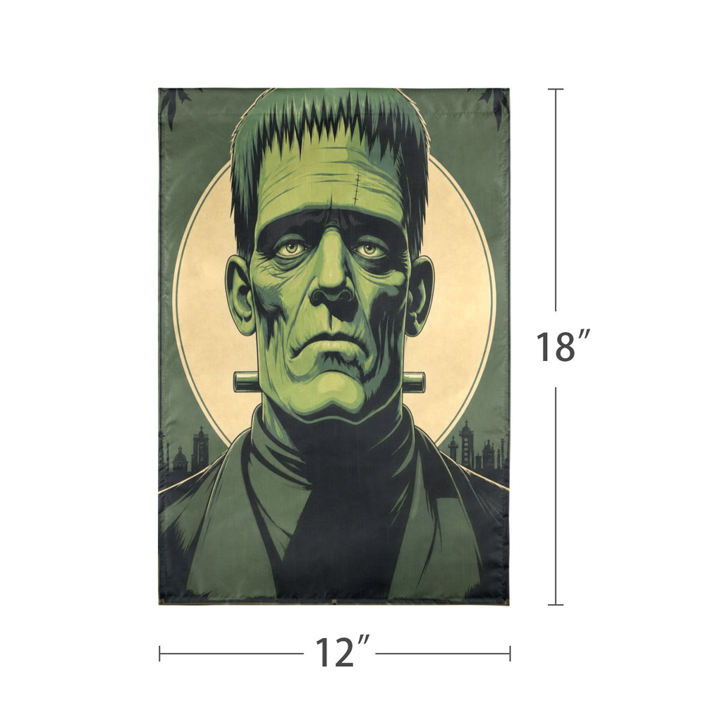 Frankenstein Laboratory 12 x 18 in Garden Flag