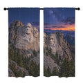 Rushmore Starry Twilight 52 x 84 in Window Curtain Set