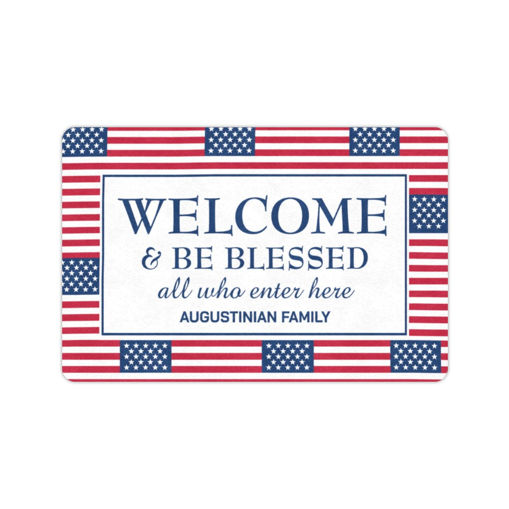 Welcome and Be Blessed 23.6 x 15.7 in Doormat