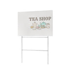 Tea Shop 12 x 9 in House Sign