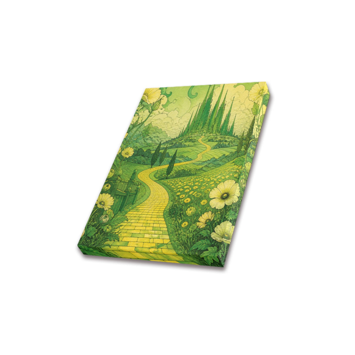 Denslow Emerald Road Frame Canvas Print 8"x10"