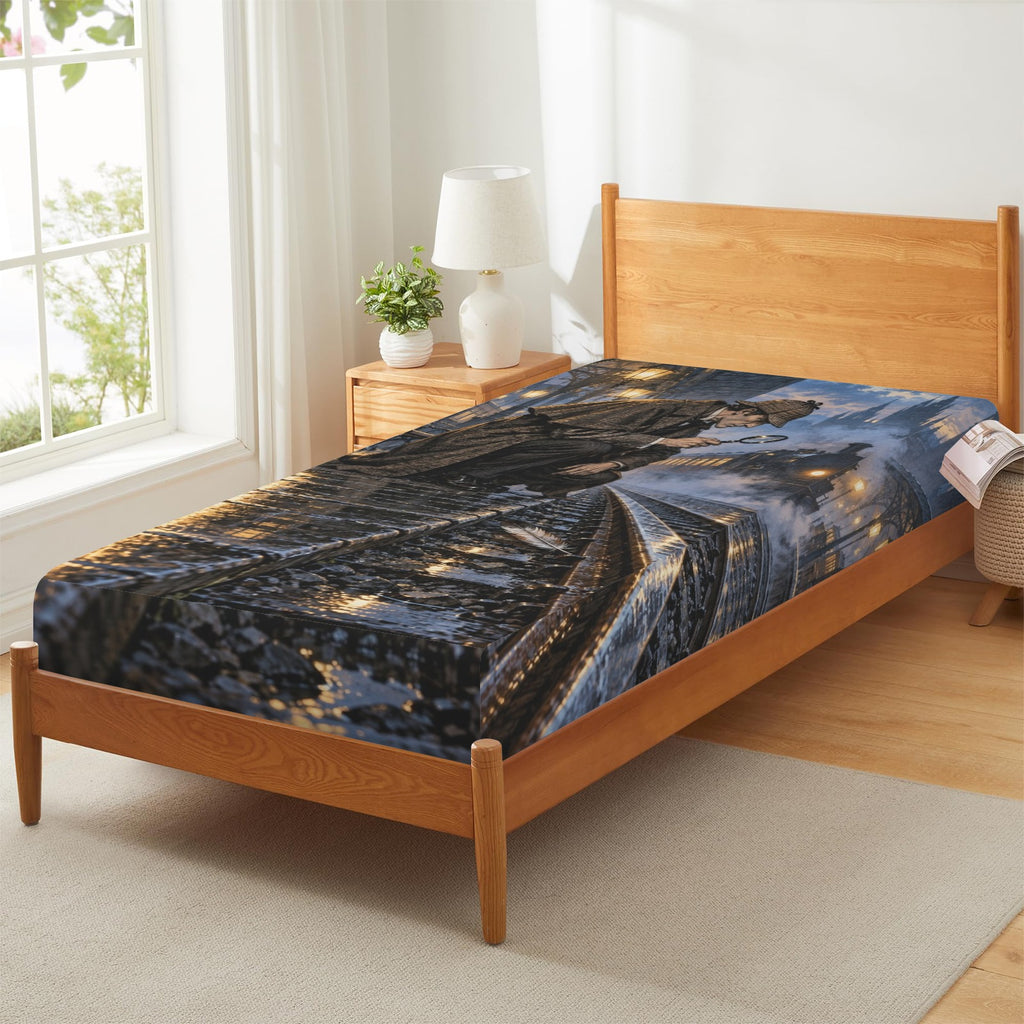 Sherlock Rain Platform Fitted Sheet 39x75x13inch (QUE)