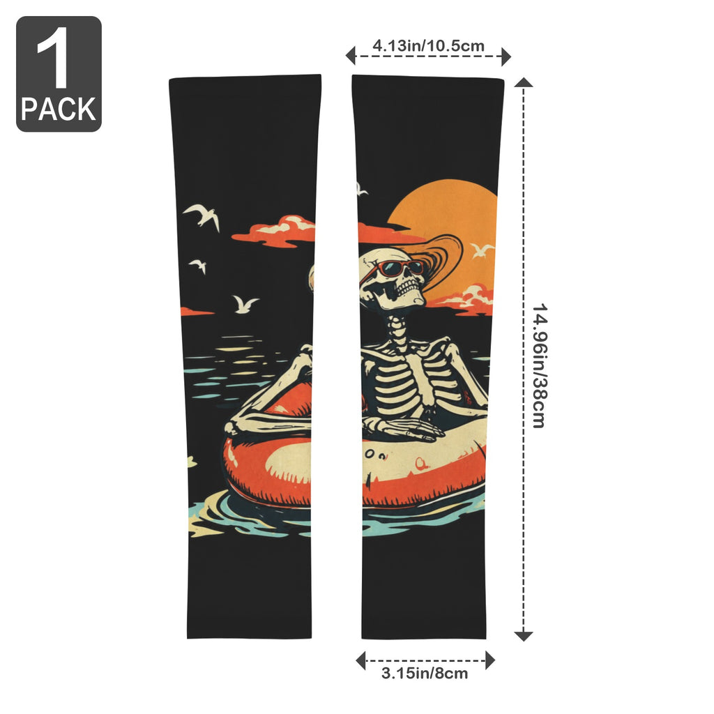 Harvest Patchwork Blocks Arm Sleeves 38cm (1-Pack) (QUE)