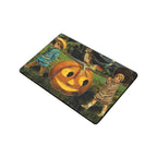 Black Cat Jack-o-Lantern 23.6 x 15.7 in Doormat