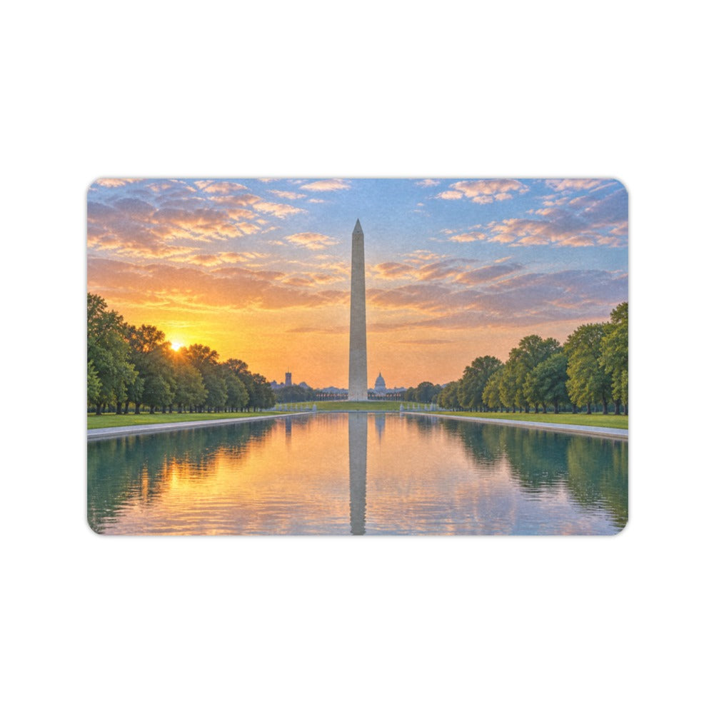 Washington Monument Obelisk Horizon 23.6 x 15.7 in Doormat