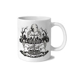 1929 Skeleton Bone Carousel 11 oz White Ceramic Mug