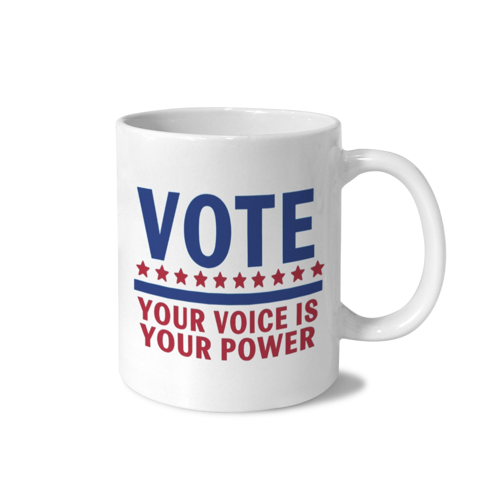 Your Voice Power 11 oz White Ceramic Mug