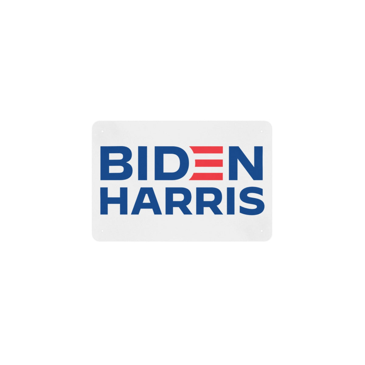 Biden Harris 12 x 8 in Metal Tin Sign