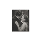 Edison The Kiss Frame Frame Canvas Print 8"x10"