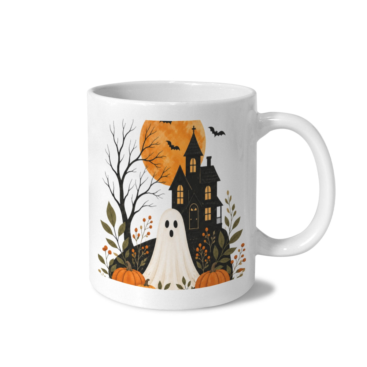 Cozy Witch's Kitchen 11 oz White Ceramic Mug