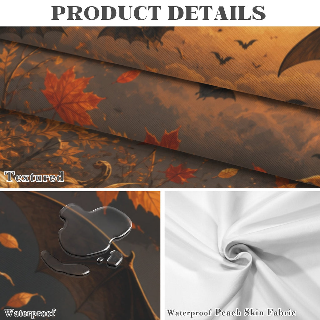 Harvest Bats 178cm x 140cm Rectangular Tablecloth 70x55inch (QUE)