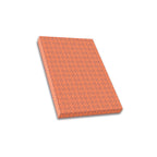 Orange Cross Pattern Frame Canvas Print 8"x10"