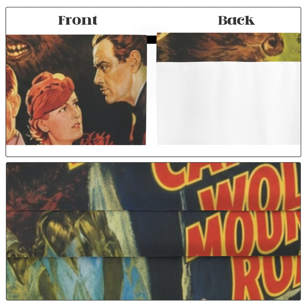 Dracula Poster Collage 52 x 84 in Window Curtain Set